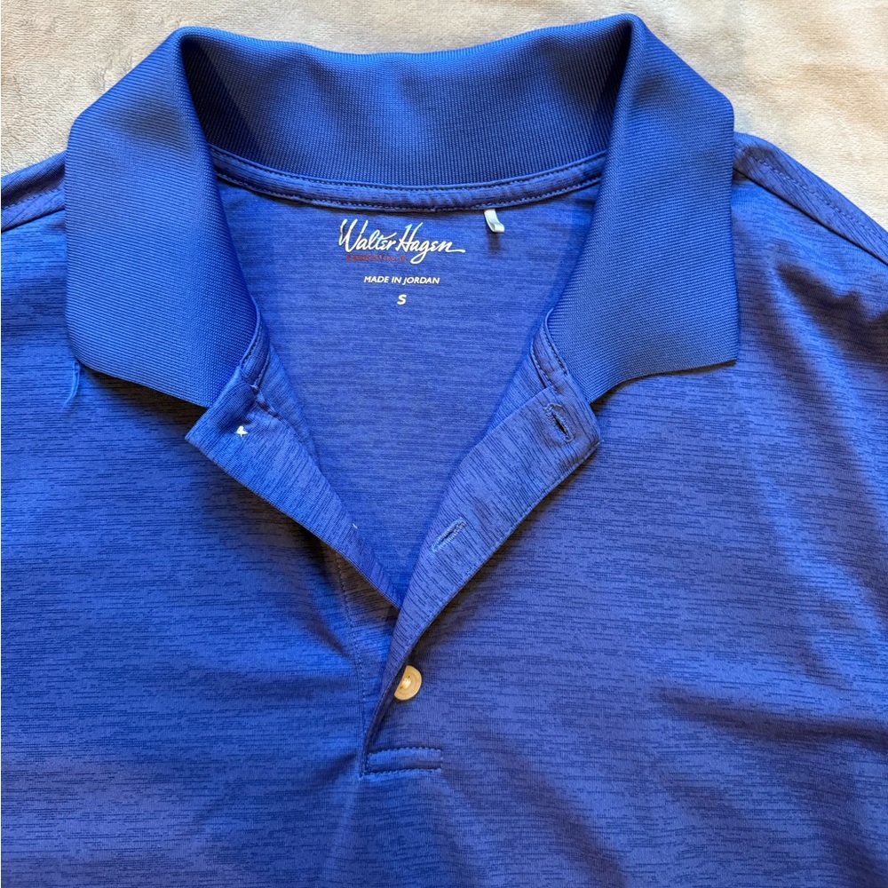 Walter Hagen Men's Royal Blue Polo
